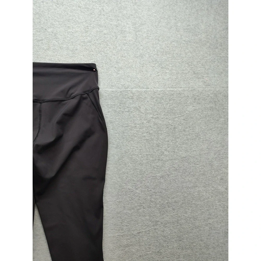 Lululemon Athletica Women Leggings 6 Black Pull‎ On High Waistband Ankle Active